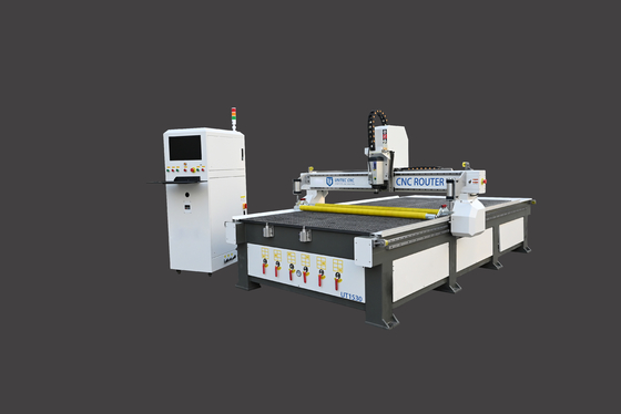 3 Axis Engraving Woodworking CNC Router Machine With Press Roller