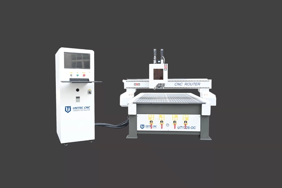 2.2kw 1325 Sign Making CNC Router T Slot With Knife Cutting System