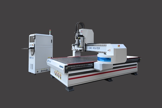 1326 Carrousel ATC CNC Router Machine with Oscillating Knife and CCD camera