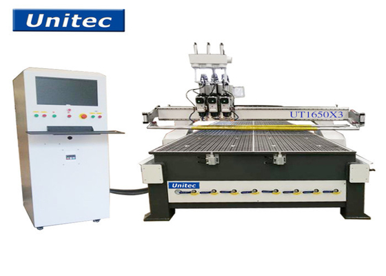 20000mm/min 18000rpm UT1650X3  Multi Spindle CNC Router