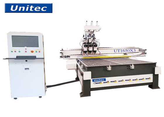 Double Head Multi Spindle CNC Router For Wood Furniture