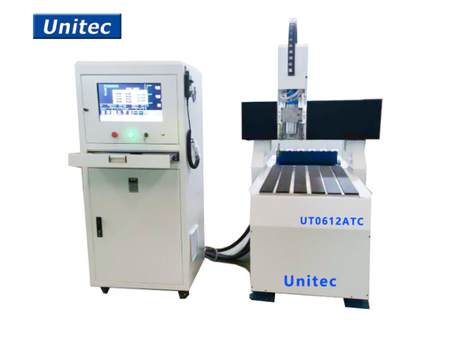 600mmX1200mm ATC CNC Router Machine For Aluminum Brass Copper