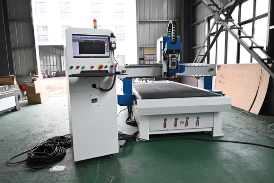 CCD Camera Patrol CNC Router Machine With ATC 4 Zones Vacuum