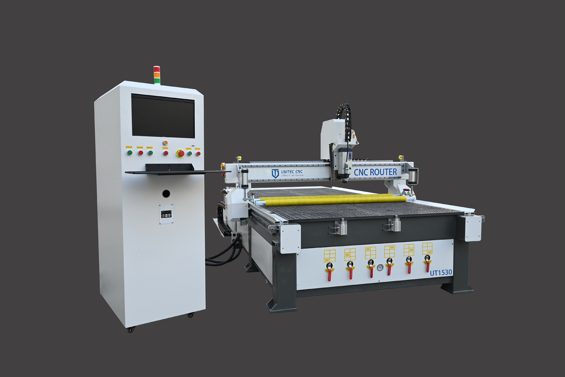 1530 5 X 10 Woodworking CNC Router Machine T Slot Servo Motor