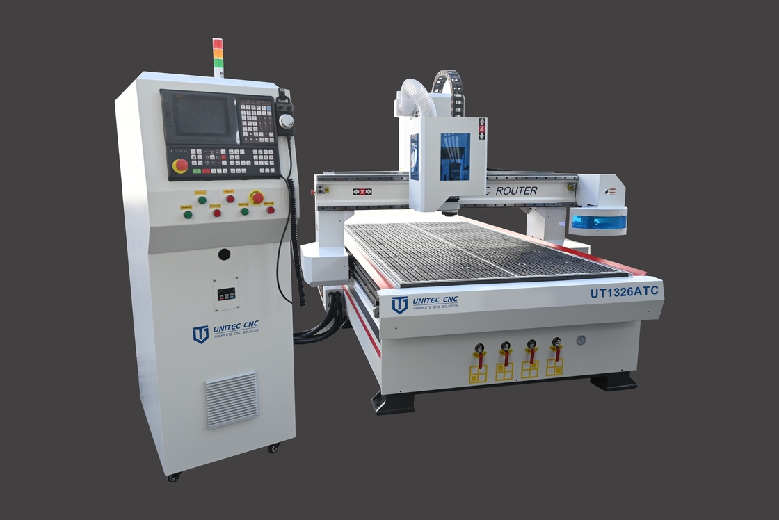 4 X 8 Feet ATC CNC Router Machine With LNC Controller 9.0KW